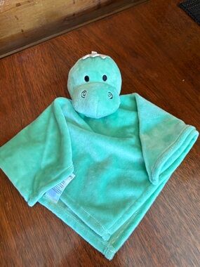 3/$25 George Baby Green Dinosaur Security Blanket Lovey Plush Soft Comfort